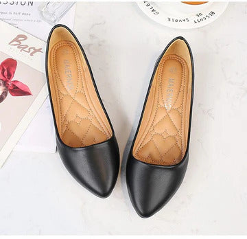 Black Slip-On Shoes