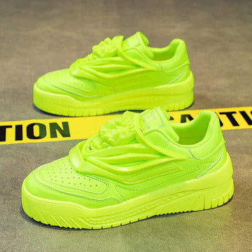 lime green shoes