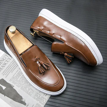 tan dress shoes