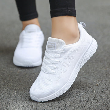 white slip on shoes