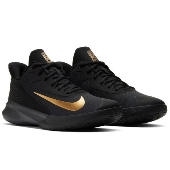 black and gold nike shoes
