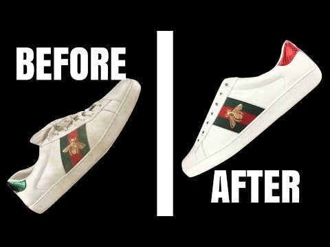 how to clean gucci shoes