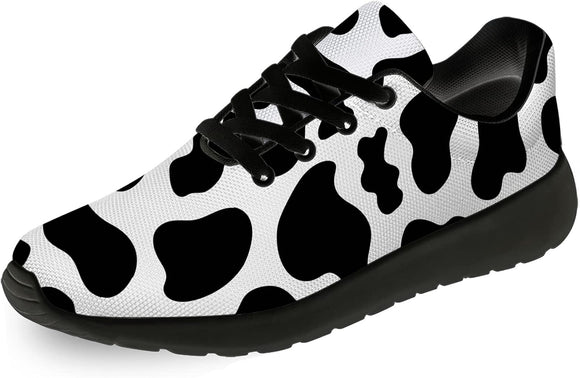 cow print tennis shoes