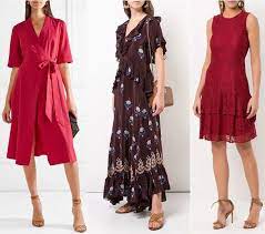 what shoes to wear with burgundy dress