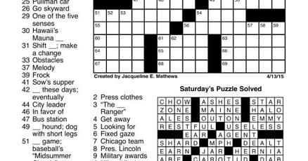fixed shoes crossword