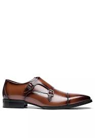 brown monk strap shoes
