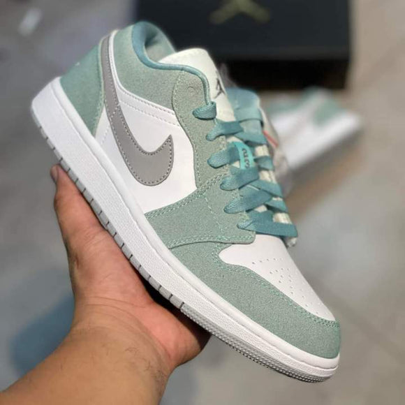 mint green shoes