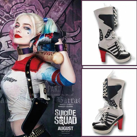 what kind of shoes does harley quinn wear
