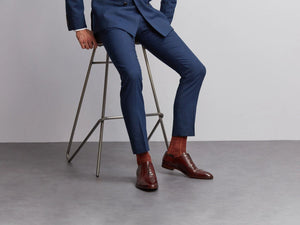 Blue Suit, Brown Shoes: What Color Socks Should You Wear?