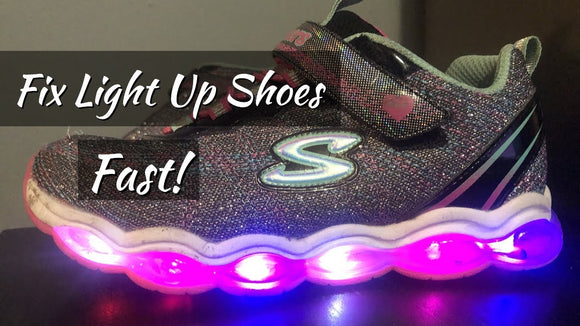 how to fix light up shoes