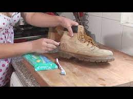 how to clean work shoes
