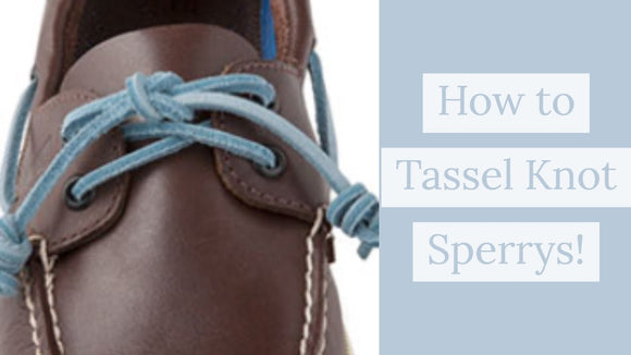 how to make tassels on boat shoes