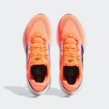 orange running shoes