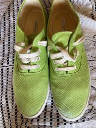 lime green tennis shoes