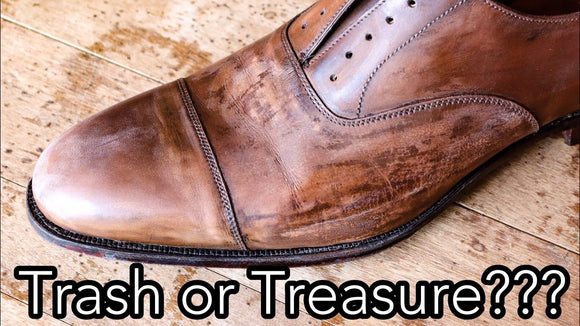 how to restore faded leather shoes