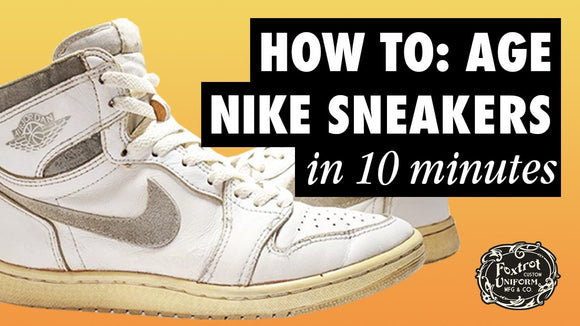 how to age shoes