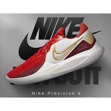 red and gold shoes