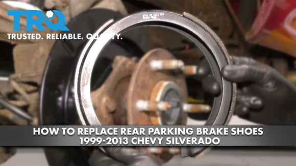 how to replace parking brake shoes on chevy silverado