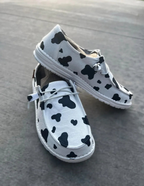 cow print shoes