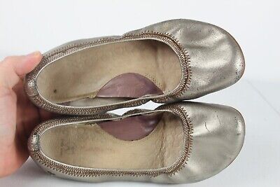 flat silver shoes