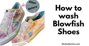 how to clean blowfish shoes