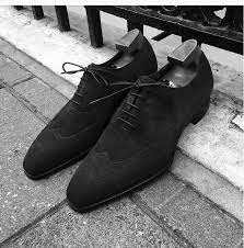 mens black suede shoes