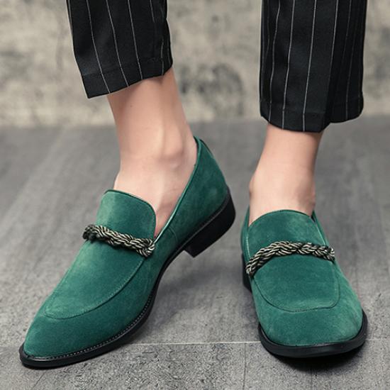 green dress shoes mens