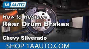 how to change rear brake shoes on 2007 chevy silverado