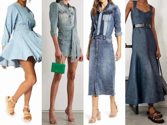 what shoes to wear with jean dress