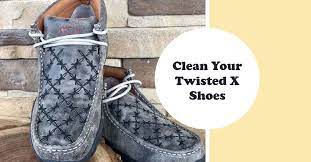 how to clean twisted x shoes
