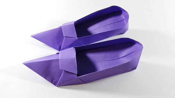 how to make paper shoes