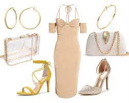 what color shoes go with a taupe dress