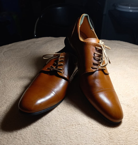 mens cognac dress shoes