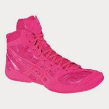 pink wrestling shoes