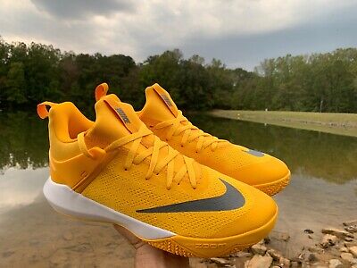 yellow basketball shoes