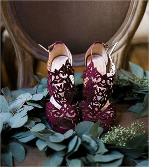 Burgundy Wedding Shoes: Elevate Your Big Day with Empire Coastal