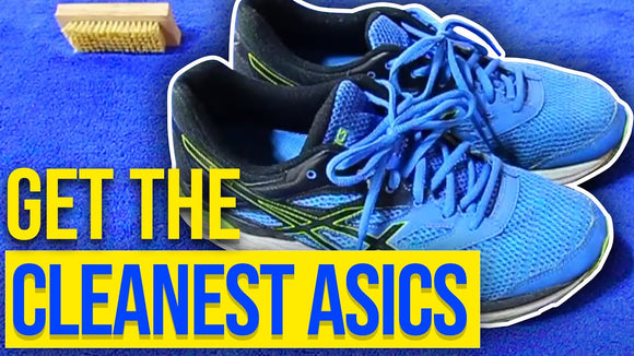how to clean asics shoes