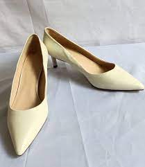 cream color shoes