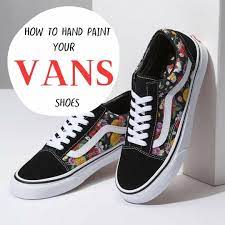 how to paint vans shoes