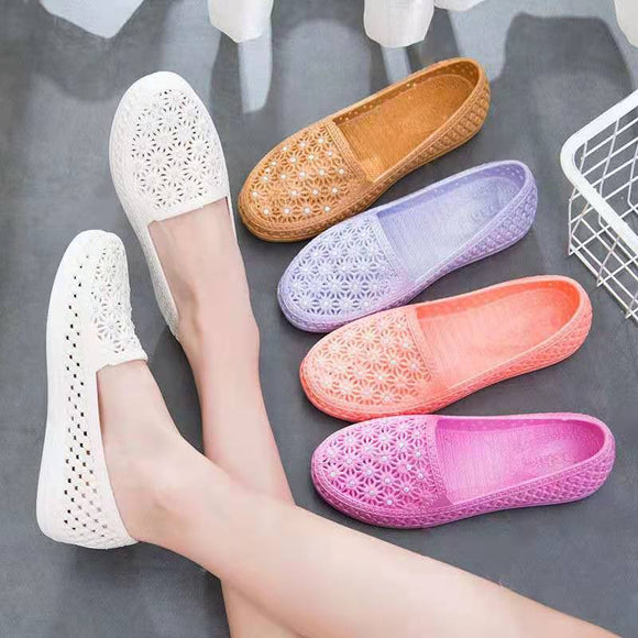 plastic shoes for women