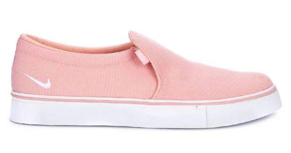 pink slip on shoes