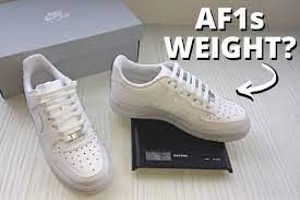 how much do air force 1 shoes weigh