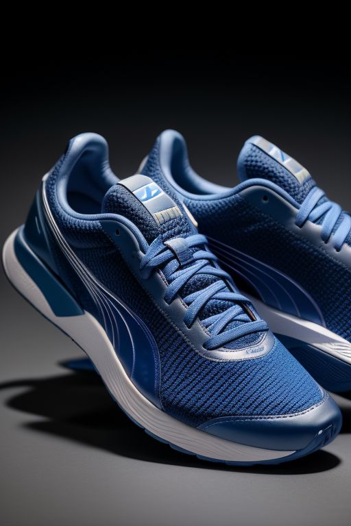 blue puma shoes