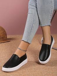 The Perfect Blend of Style and Comfort: Women's Black Slip-On Shoes