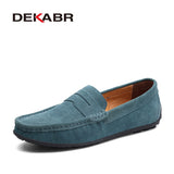 DEKABR Brand Spring Summer Hot Sell Moccasins Men Loafers High Quality Genuine Leather Shoes Men Flats Lightweight Driving Shoes