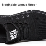 KEEROP Men's Sneakers Fashion Lace-up Men's Sports Shoes Breathable Mesh Casual Sneakers For Male Summer Outdoor Running Shoes