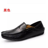 DUDELI Italian Summer Hollow Shoes Men Casual Luxury Brand Genuine Leather Loafers Men Breathable Boat Shoes Slip On Moccasins