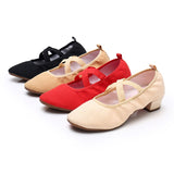 HROYL Girls Dance Shoes for Woman Ladies Practise Latin Dance Shoes Ballroom Modern Tango Jazz Dancing Shoes Dropshipping