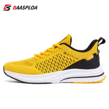 Baasploa 2021 New Men Knit Casual Walking Shoes  Breathable Trendy Sneakers Original Light Shock Absorption Male Tennis Shoe