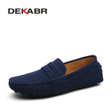 DEKABR Brand Spring Summer Hot Sell Moccasins Men Loafers High Quality Genuine Leather Shoes Men Flats Lightweight Driving Shoes